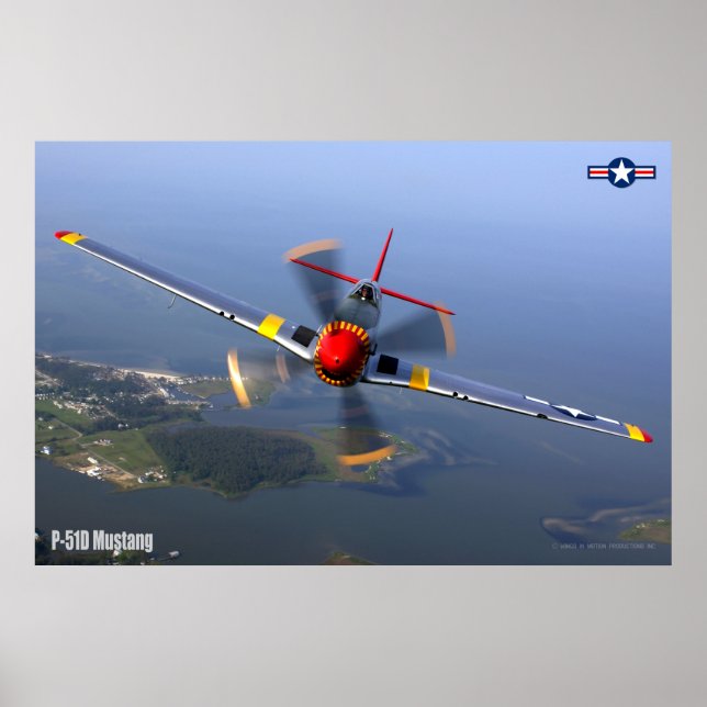 P-51D MUSTANG POSTER (Front)