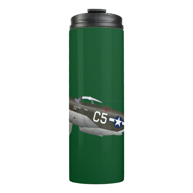 P-51D THERMAL TUMBLER (Front)