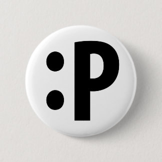 :P 6 CM ROUND BADGE