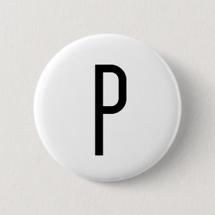 P 6 CM ROUND BADGE