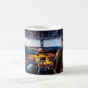 P-8 POSEIDON COCKPIT COFFEE MUG