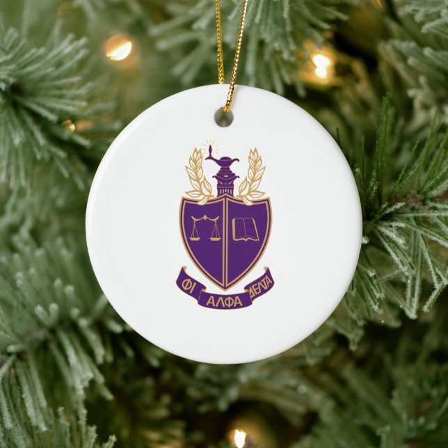 P.A.D. Crest Ceramic Tree Decoration (Tree)