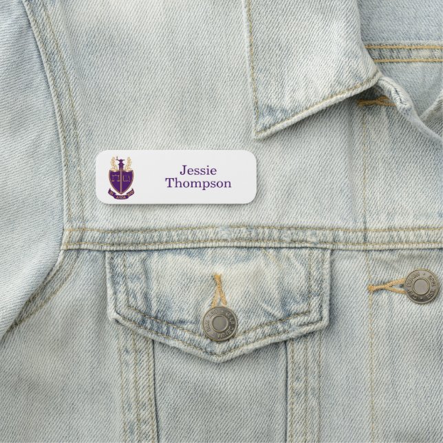 P.A.D. Crest Name Tag (In Situ)
