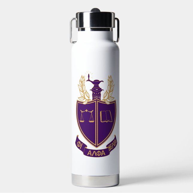 P.A.D. Crest Water Bottle (Front)
