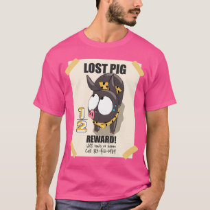 P-Chan Ryoga Lost Pig - Ranma 12 T-Shirt