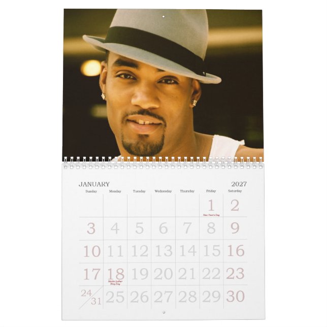 P-Dub 2008 Calendar (Jan 2027)