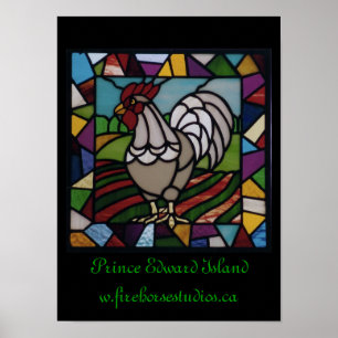 P.E.I Rooster Poster