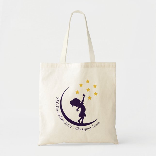 P.E.O. Florida State Convention Logo Tote Bag (Front)