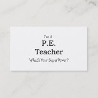 P.E. Teacher