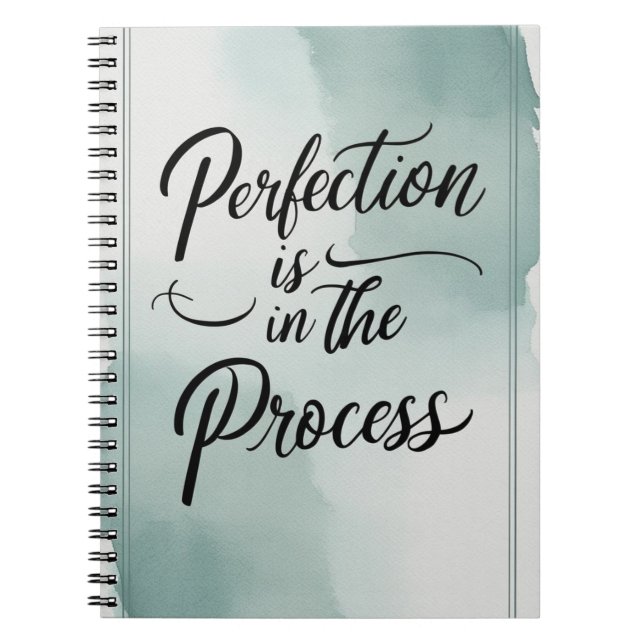 P:erfection Is In The Process Notebook (Front)