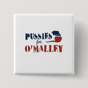 P for O'Malley 15 Cm Square Badge