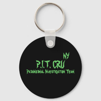 P.I.T. CRU, NY, Paranormal Investigation Team Key Ring