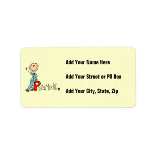 P is for Paramedic Label