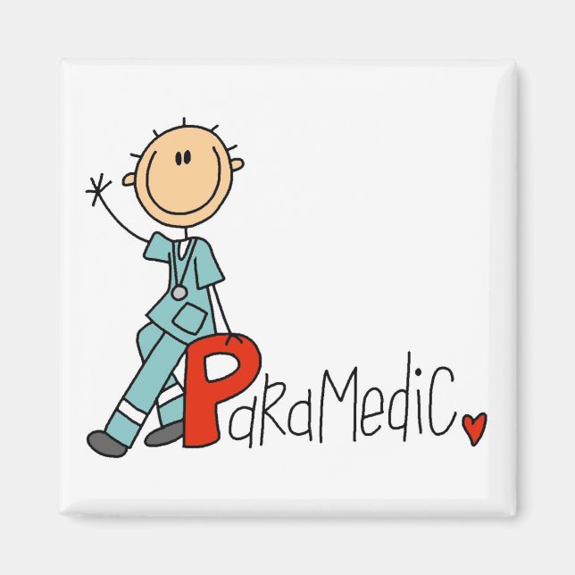 P is for Paramedic Magnet (Front)
