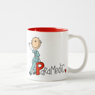 P is for Paramedic Two-Tone Coffee Mug