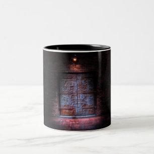P is for Patina Two-Tone Coffee Mug