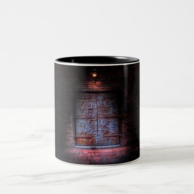P is for Patina Two-Tone Coffee Mug (Center)