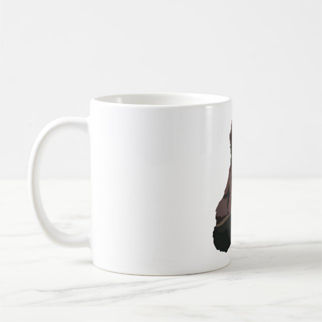 P is for Peruvian Spider Monkey Coffee Mug (Left)
