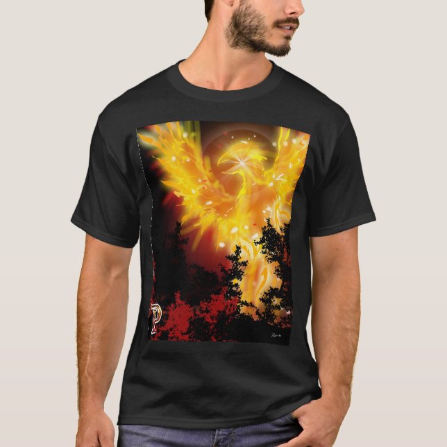 P is for Phoenix Design T-Shirt (Front)