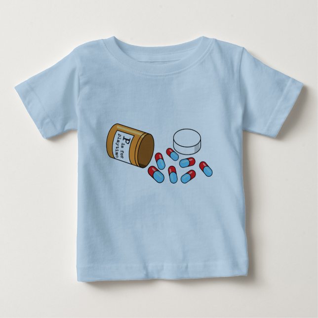 P is for Playtime Baby T-Shirt (Front)