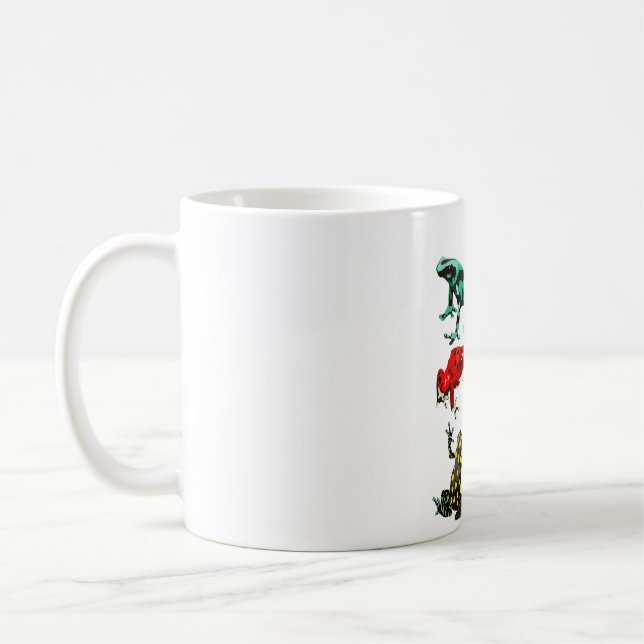 P is for Poison Dart Frog Coffee Mug (Left)