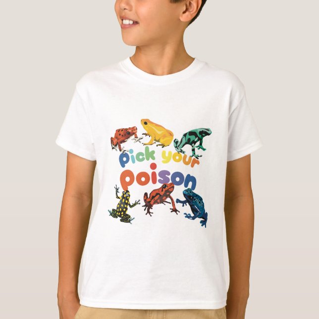 P is for Poison Dart Frog T-Shirt (Front)