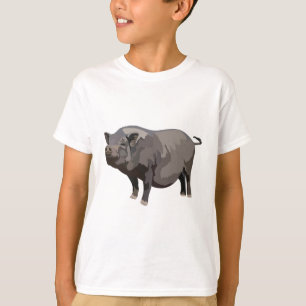 P is for Pot Bellied Pig.Pot-Bellied Pig Illustrat T-Shirt