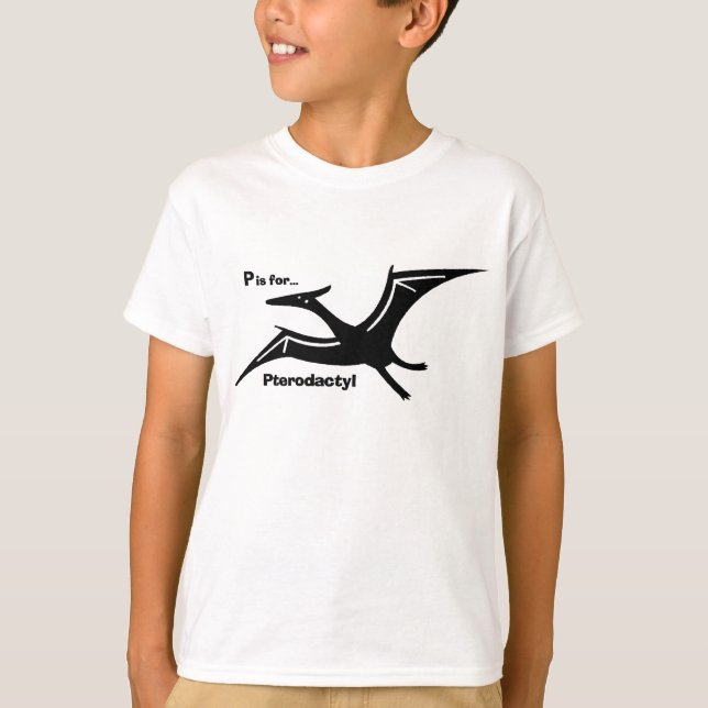 P is for Pterodactyl T-Shirt (Front)