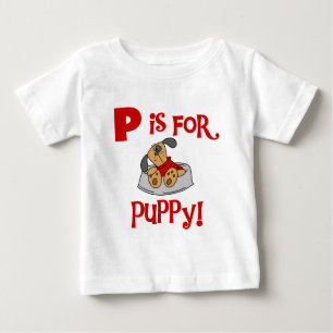 P is for Puppy Tshirts and Gifts