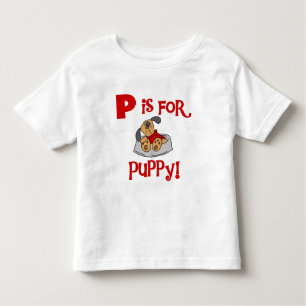 P is for Puppy Tshirts and Gifts