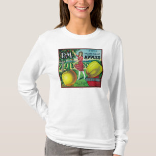 P.M. Apple Crate LabelWatsonville, CA T-Shirt