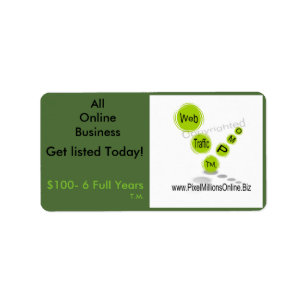 P.M.O. Advertising Labels