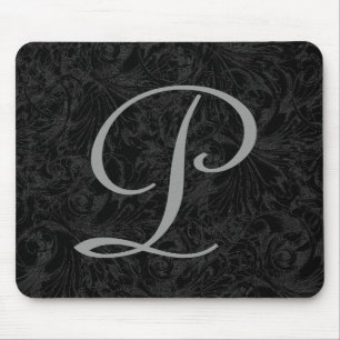 P :: Monogram P Elegant Mousepad - Initial Letter