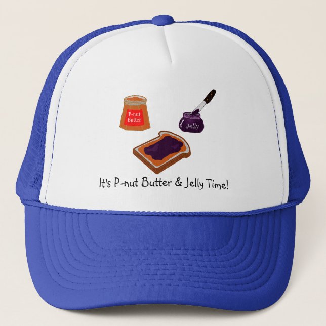 P-nut Butter & Jelly Time Hat (Front)