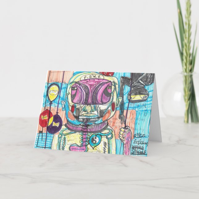 P.O.N.R. Happy Birthday Card (Front)