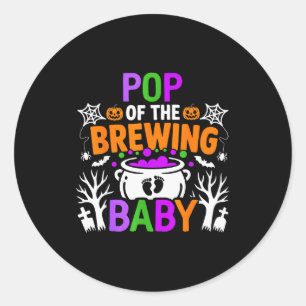 P Of The Brewing Baby Halloween Costume Classic Round Sticker