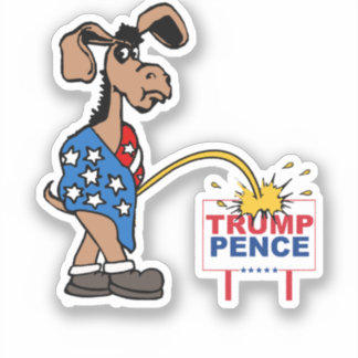 P ON TRUMP PENCE -- Anti-Trump Design - - Politica