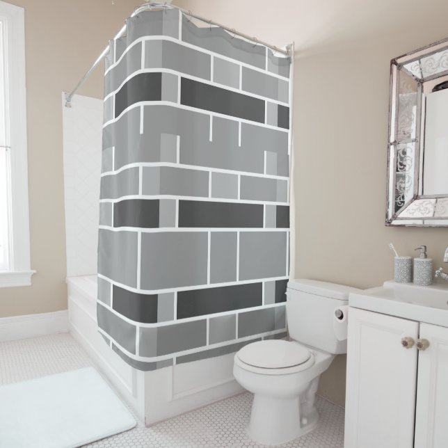 P P 539 e 3 of 3 Shower Curtain (In Situ)