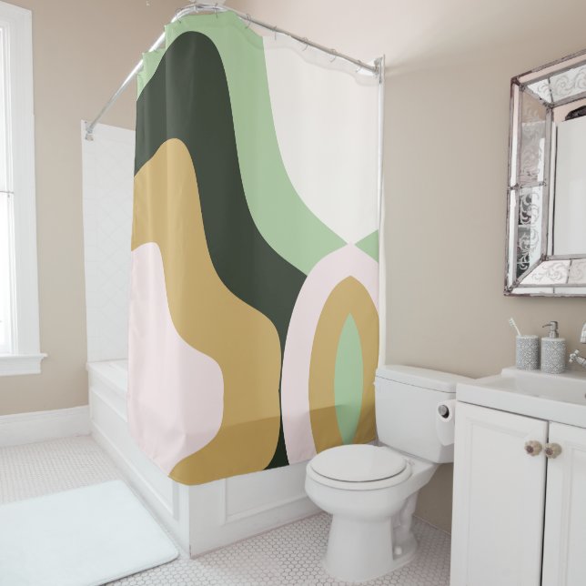 P P 542 b 3 of 3 Shower Curtain (In Situ)