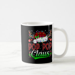 P P Claus Christmas Lights Matching Family Xmas Pa Coffee Mug