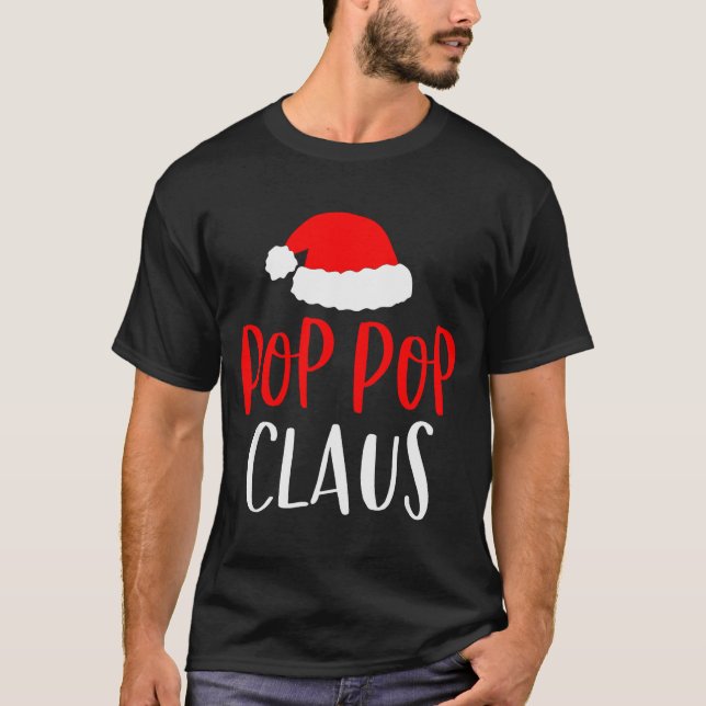 P P Claus Shirt Funny Christmas Pajamas Pjs Grandp (Front)