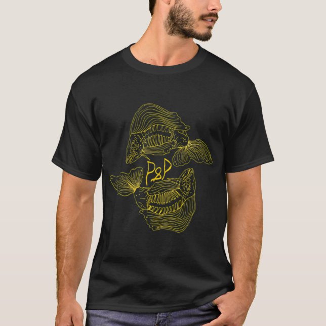P&P fish -yellow T-Shirt (Front)