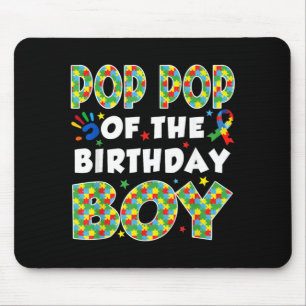 p p of The Bday Boy Autism Awareness Puzzle ece Mouse Pad
