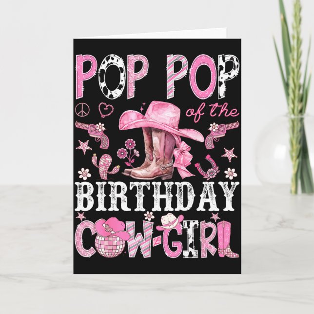 P P Of The Birthday Cow-girl Nk Disco Rodeo P P  Card (Front)