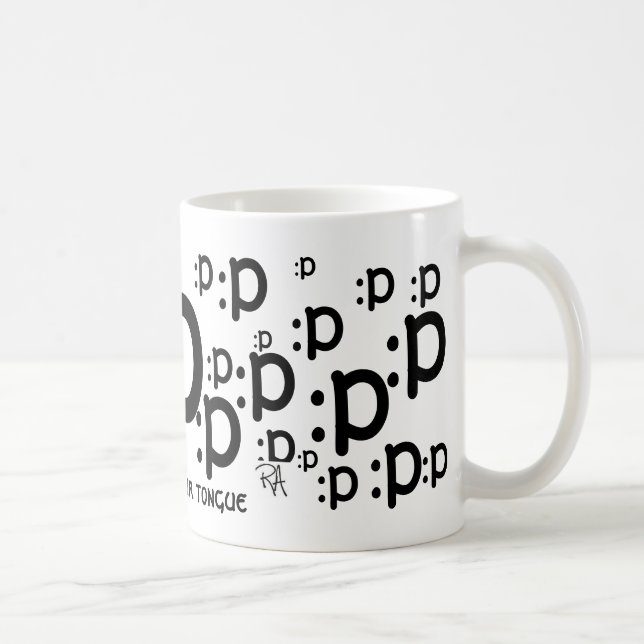 :p, Stick out your tongue Mug (Right)