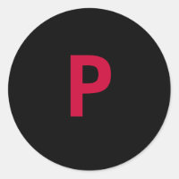 P STICKER