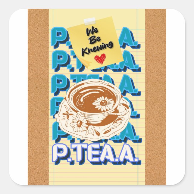 P-Tea-A Stickers (Front)