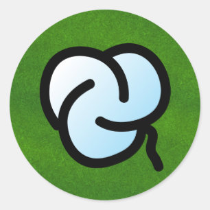 P. Trillia round Classic Round Sticker