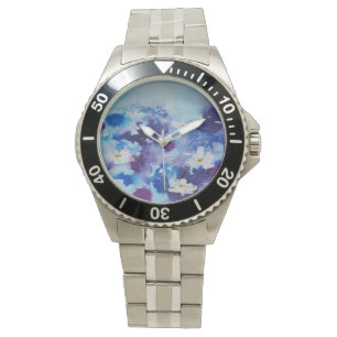 © P Wherrell Contemporary fine art waterlilies Watch