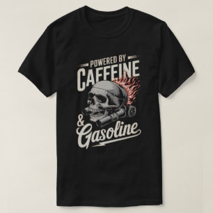 PA45 Powered by Caffeine and Gasoline Auto T-Shirt
